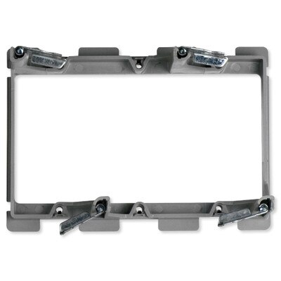 On-Q/Legrand Low-Voltage Swing Bracket for Retrofit, 3-Gang